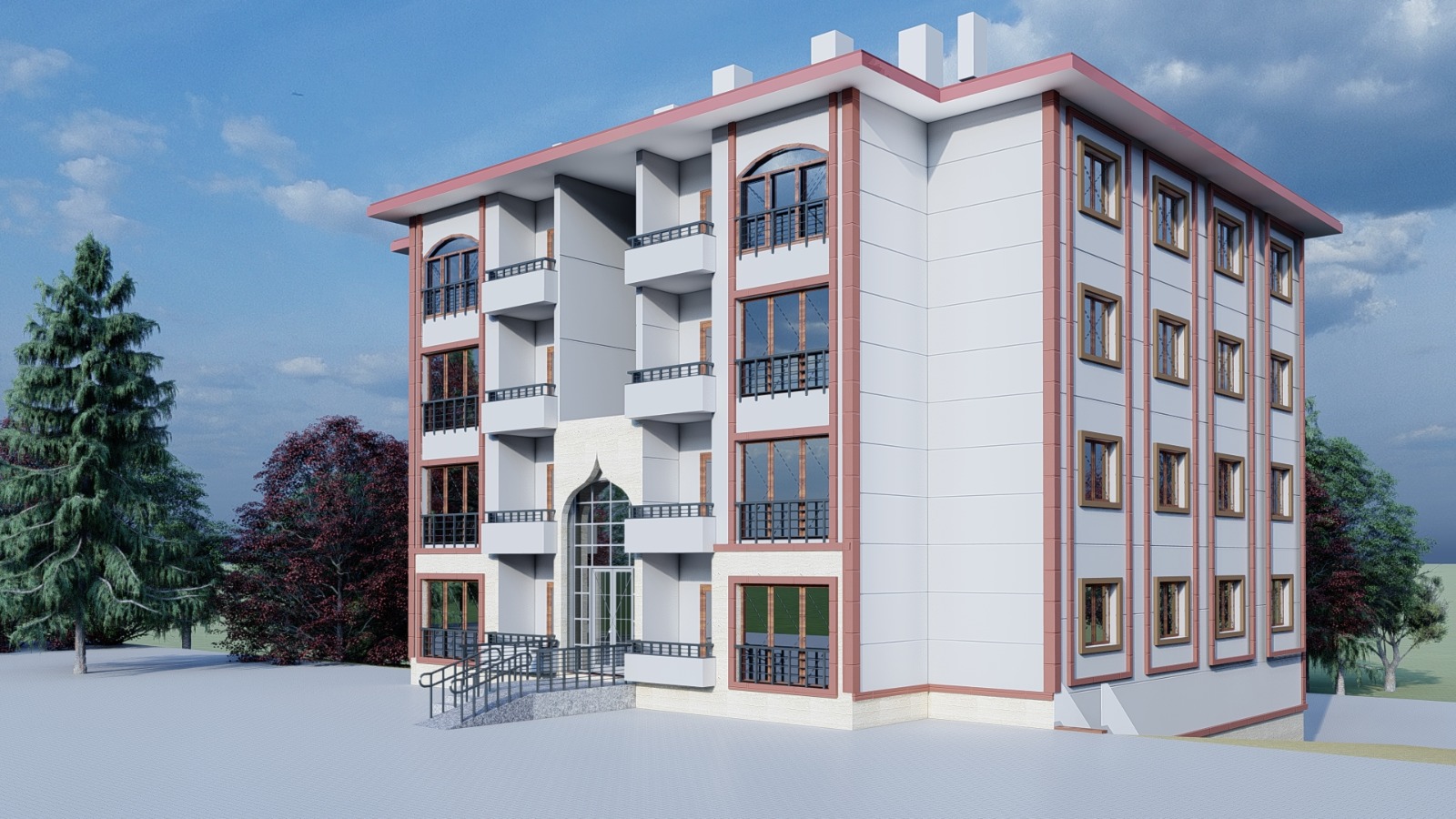 Sivas İli Hafik İlçesi 94 Adet Konut,1 Adet Ticaret Merkezi İnşaatı