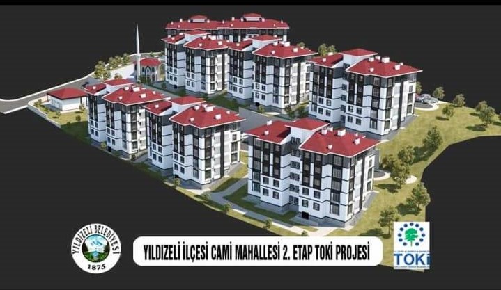 Sivas İli Yıldızeli İlçesi 154 Adet Konut, 1 Adet Ticaret Merkezi ve 1 Adet Cami İnşaatı